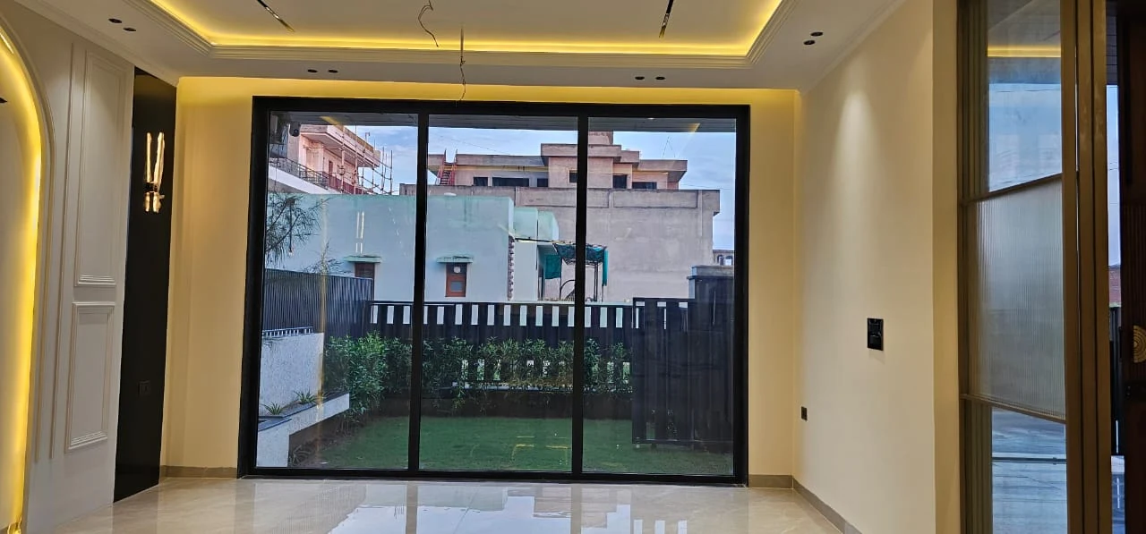 Living Room with Lawn View